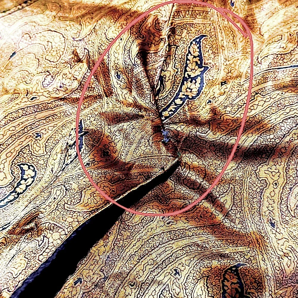 🧥🏢 THE LONDONER‎ Vintage 60s Coat | English Cloth  Paisley Lining | Men's 44R
